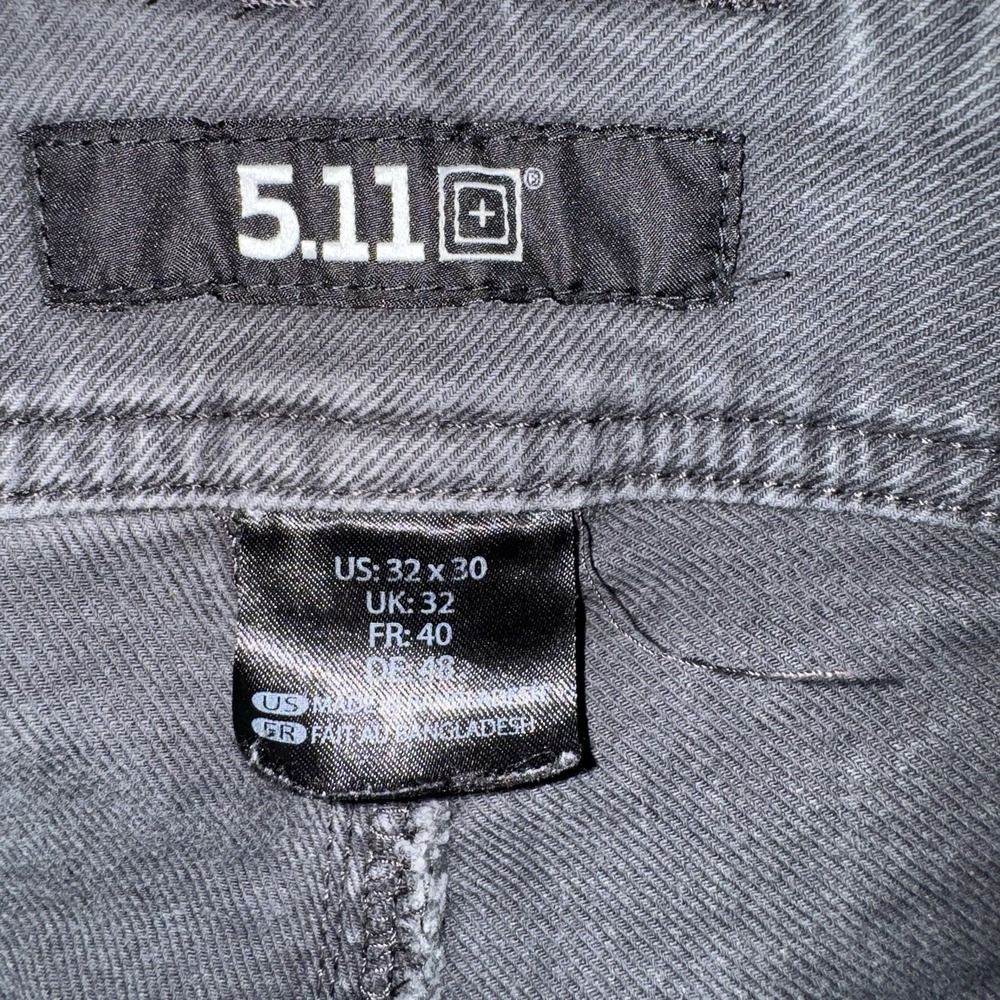 5.11 Tactical Pants Men' Size 32x30 Volcanic Gray Coalition Pant Utility Stretch - Picture 8 of 8